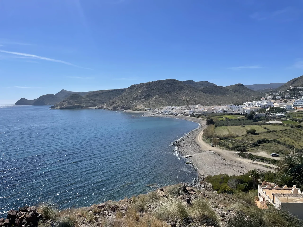 Bahía y pueblo de Las Negras
